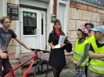 В Березниках школьники раздавали памятки велосипедистам