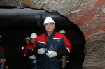 В Березниках посол Бразилии спустился в шахту на глубину 400 метров