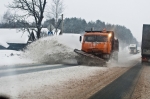 В крае усилена работа снегоуборочной техники на региональных трассах