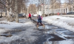 Снег на открытых участках в Прикамье может растаять к середине месяца