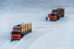 Открыты ледовые переправы для большегрузов